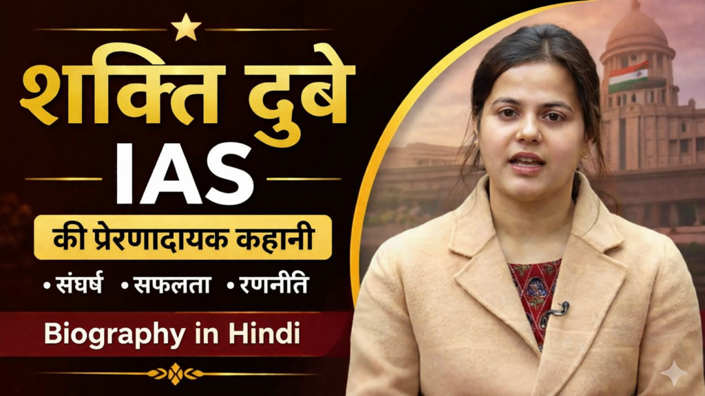 Shakti Dubey IAS Biography in hindi
